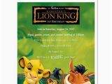 Lion King Birthday Party Invitations 8 Lion King Personalized Birthday Party Invitations Ebay