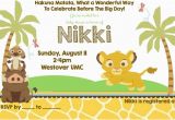 Lion King Birthday Party Invitations Lion King Birthday Party Invitation Ideas Bagvania Free