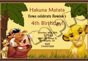 Lion King Birthday Party Invitations Lion King Birthday Party Invitation Ideas Bagvania Free