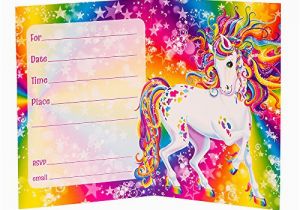 Lisa Frank Birthday Invitations Rainbow Majesty by Lisa Frank Invitations 8ct Arts