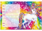 Lisa Frank Birthday Invitations Rainbow Majesty Invitations by Lisa Frank 90s Birthday