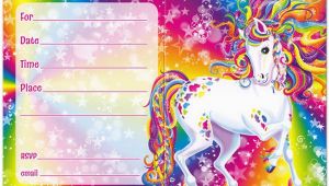 Lisa Frank Birthday Invitations Rainbow Majesty Invitations by Lisa Frank 90s Birthday