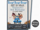 Little Blue Truck Birthday Invitations Little Blue Truck Birthday Invitation Little Blue Truck