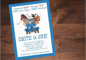 Little Blue Truck Birthday Invitations Little Blue Truck Birthday Invitation