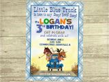 Little Blue Truck Birthday Invitations Little Blue Truck Birthday Invitation