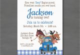 Little Blue Truck Birthday Invitations Little Blue Truck Birthday Party Invitationprintable