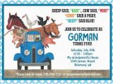 Little Blue Truck Birthday Invitations Little Blue Truck Custom Birthday Invitation