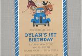 Little Blue Truck Birthday Invitations Unavailable Listing On Etsy