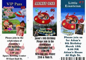 Little Einstein Birthday Invitations Little Einsteins Birthday Invitations 10 Ea W Envelopes or