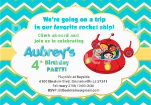 Little Einstein Birthday Invitations Little Einsteins Invitations