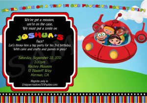 Little Einsteins Birthday Invitations Sandra On Etsy