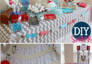 Little Man 1st Birthday Decorations Little Man First Birthday Party Diy Swank