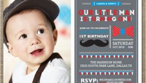 Little Man First Birthday Invitations Items Similar to Mustache Invitation Little Man Birthday