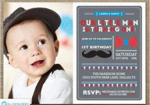 Little Man First Birthday Invitations Items Similar to Mustache Invitation Little Man Birthday