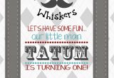 Little Man First Birthday Invitations Little Man First Birthday Party Diy Swank