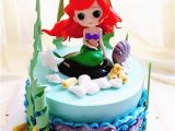 Little Mermaid Birthday Cake Decorations Fancy Mermaid Doll Cake toppers Party Decoration Birthday