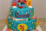 Little Mermaid Birthday Cake Decorations Little Mermaid 4th Birthday Cake Cakecentral Com