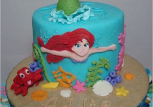 Little Mermaid Birthday Cake Decorations the Little Mermaid Cake and Cupcake tower Cakecentral Com
