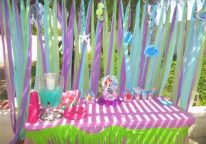 Little Mermaid Birthday Decoration Ideas Arianna 39 S 3rd Birthday Party Decorations the Little