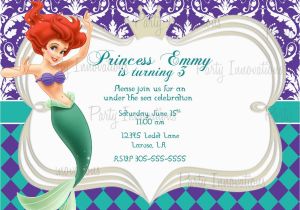 Little Mermaid Birthday Invitation Template 40th Birthday Ideas Mermaid Birthday Invitation Templates