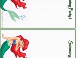 Little Mermaid Birthday Invitation Template Little Mermaid Birthday Invitations Template Best