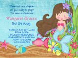 Little Mermaid Birthday Invites Free Printable Little Mermaid Printable Birthday