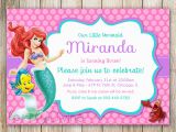 Little Mermaid Birthday Invites Little Mermaid Birthday Invitation Ariel Invitation Ariel