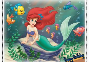 Little Mermaid Printable Birthday Card 15 Happy Birthday Images Little Mermaid Ideas Happy