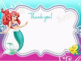 Little Mermaid Printable Birthday Card Little Mermaid Birthday Cards Ariel Birthday Cards Card