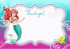 Little Mermaid Printable Birthday Card Little Mermaid Birthday Cards Ariel Birthday Cards Card