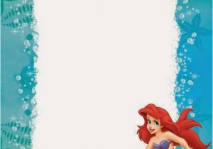 Little Mermaid Printable Birthday Card Little Mermaid Free Printables Oh My Fiesta In English