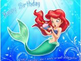 Little Mermaid Printable Birthday Card Mermaid Birthday Quotes Quotesgram