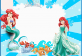 Little Mermaid Printable Birthday Card the Little Mermaid Free Printable Invitations Cards or