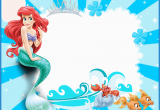 Little Mermaid Printable Birthday Card the Little Mermaid Free Printable Invitations Cards or