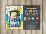 Little Monster 1st Birthday Invitations Little Monster First Birthday Invitation Boys 1st Bday