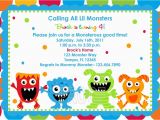 Little Monster 1st Birthday Invitations Monster Birthday Invitations Ideas Bagvania Free
