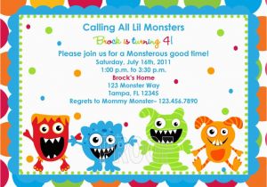 Little Monster 1st Birthday Invitations Monster Birthday Invitations Ideas Bagvania Free