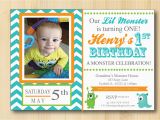 Little Monster 1st Birthday Invitations Unavailable Listing On Etsy