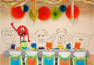 Little Monster Birthday Party Decorations Little Monster Birthday Party Guest Feature