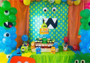 Little Monster Birthday Party Decorations Party Ideas Monster Party Ideas Little Boys Party