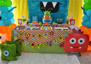 Little Monster Birthday Party Decorations Partylicious events Pr Little Monster Birthday Bash