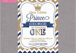 Little Prince 1st Birthday Invitations Little Prince Birthday Invitation Vertical by Zoeybluedesigns
