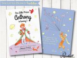 Little Prince 1st Birthday Invitations the Little Prince Invitation for the Little Prince Birthday