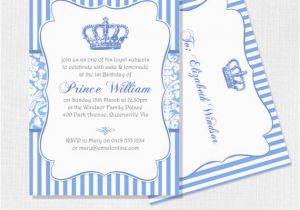 Little Prince Birthday Invitations Little Prince Birthday Party Invitation Instant Download