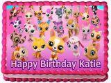 Littlest Pet Shop Birthday Decorations Littlest Pet Shop Edible Cake topper Birthday Decorations