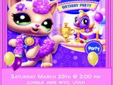 Littlest Pet Shop Birthday Invitations Customized Printable Littlest Petshop Birthday Invitation