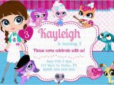 Littlest Pet Shop Birthday Invitations Kaitlinskardsnmore On Etsy