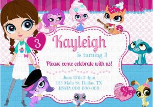 Littlest Pet Shop Birthday Invitations Kaitlinskardsnmore On Etsy