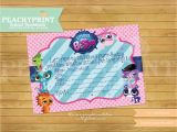 Littlest Pet Shop Birthday Invitations Littlest Pet Shop Birthday Invitation Instant Download