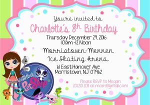 Littlest Pet Shop Birthday Invitations Littlest Pet Shop Birthday Invitation